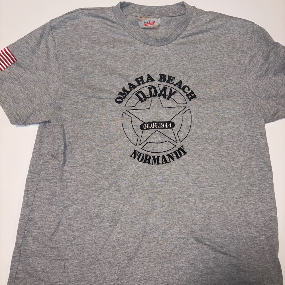 Delta Gray Omaha Beach D-Day T-Shirt
